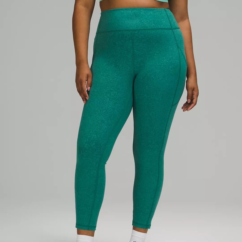 lululemon athletica Teal High-Rise Leggings
